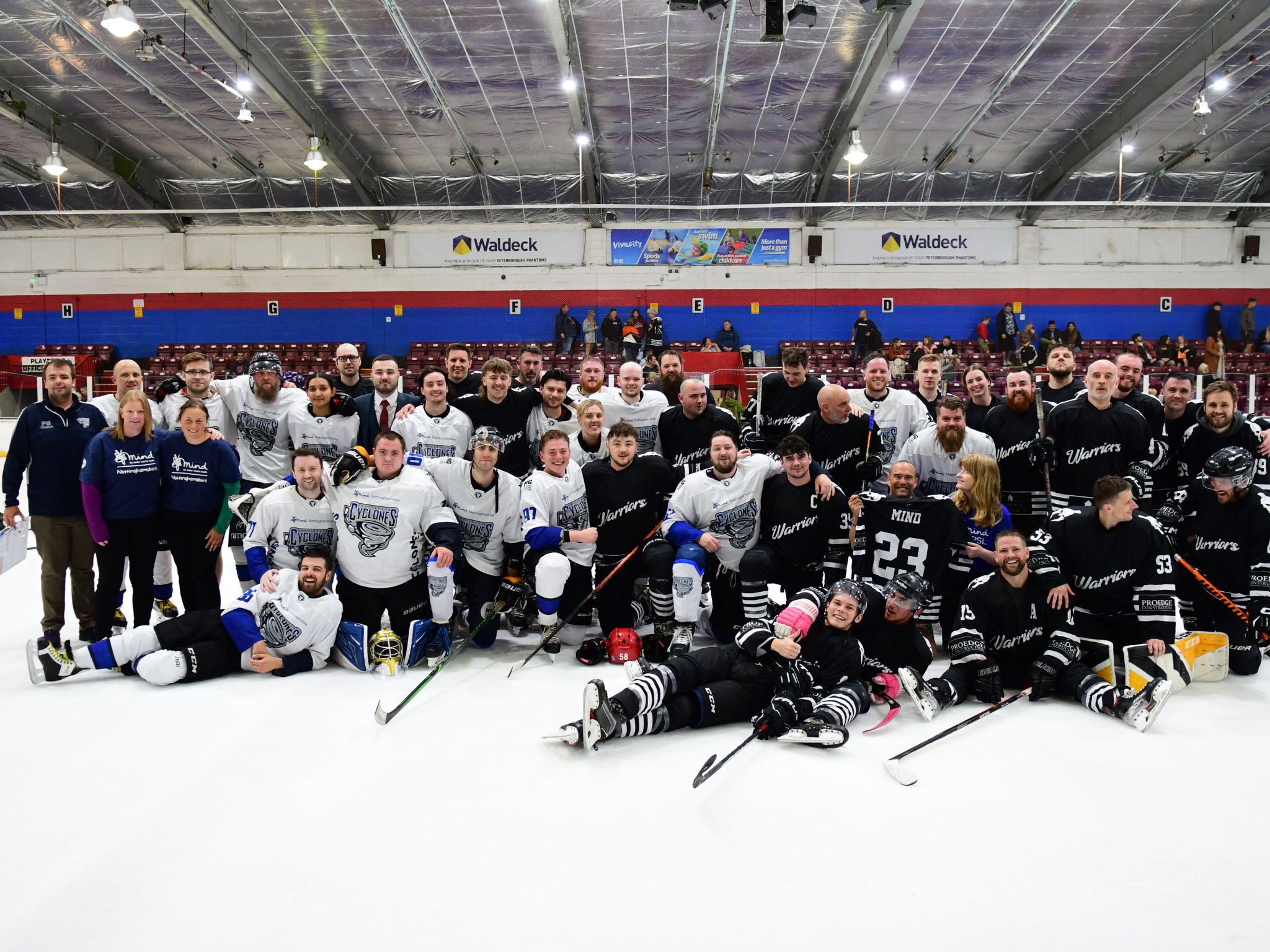 Charity hockey match